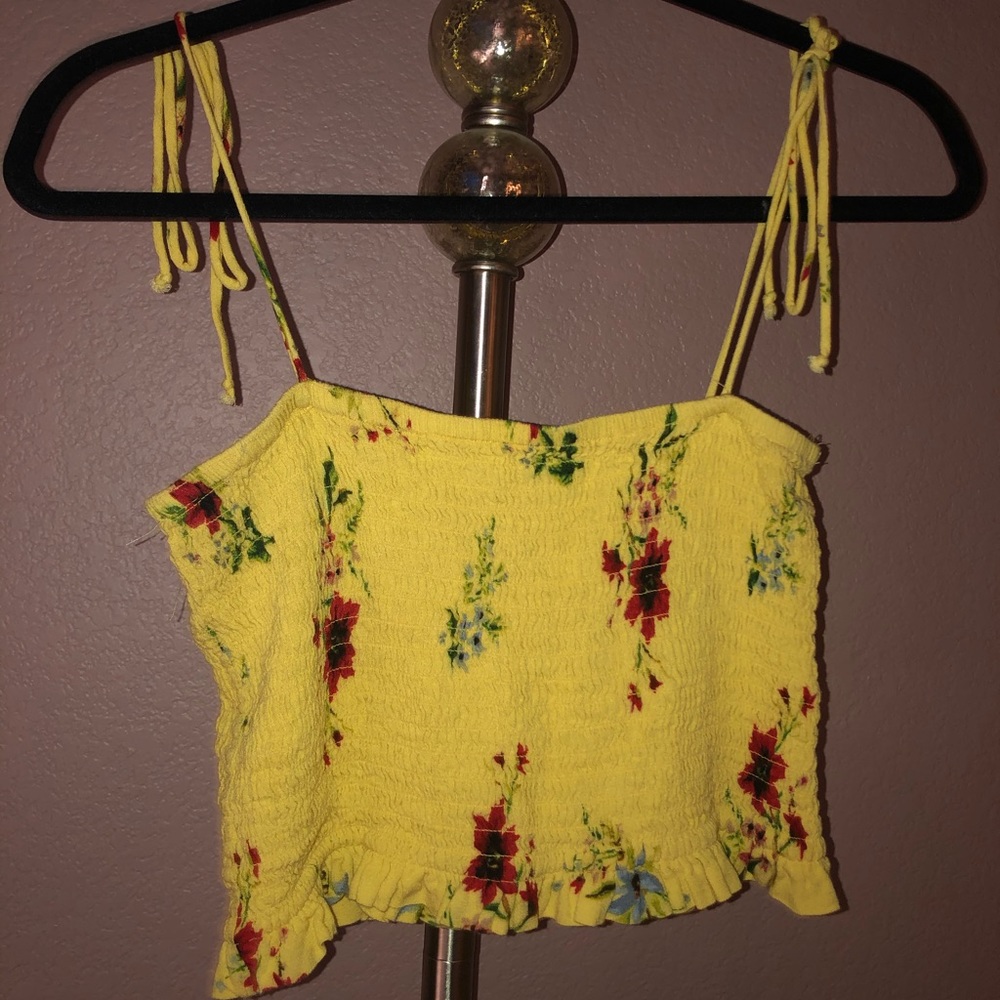 Floral tube top